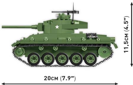 M24 Chaffee 2543 tank model