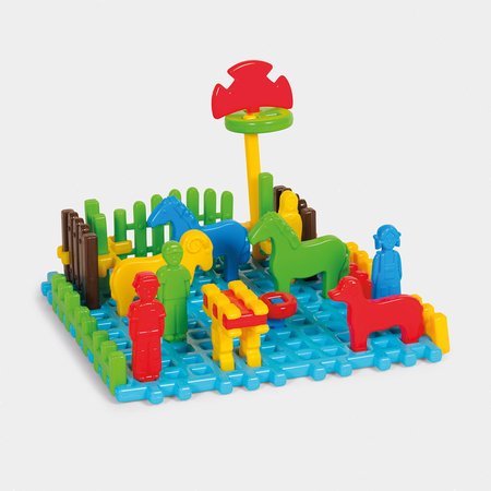 MARIOINEX Construction blocks Mini farm for children 01182