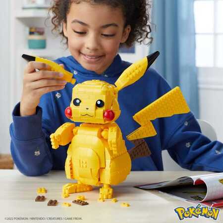 MATTEL MEGA CONSTRUX Pokemon Big Pikachu to build FVK81 - Blocks for children