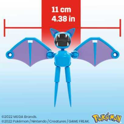 MATTEL MEGA CONSTRUX Pokemon Night Flight Zubat HKT19