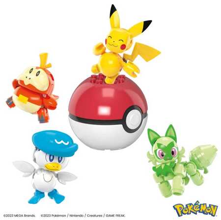 MATTEL MEGA CONSTRUX Pokemon Paldea Partners HPX92 Block Set