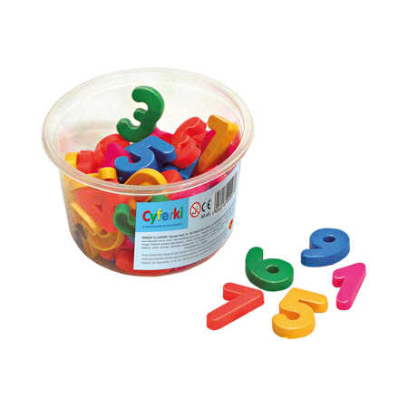 Magnetic numbers in a bucket 00078