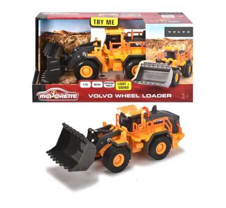 Majorette Volvo bulldozer toy with light and sound 372-3001