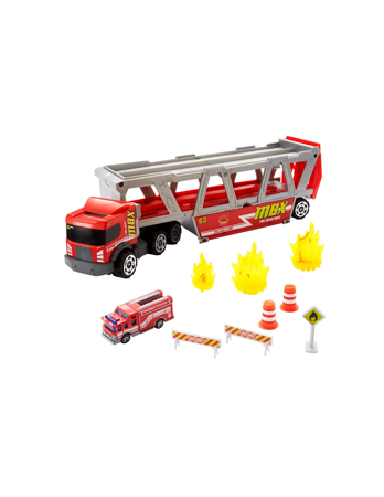 MatchBox Transporter fire truck toy HHJ12