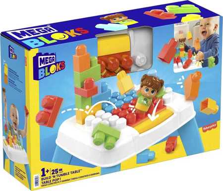 Mega Bloks table with blocks for children HHM99