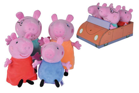 Peppa Pig with her family in the car 926-1006