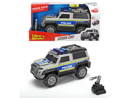 Police SUV silver 30cm 330-6003