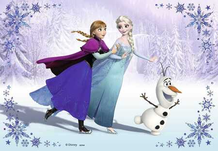 Puzzle Frozen Sisters forever 2x24 09115