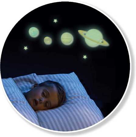 SES Creative solar system for children glowing at night 25123