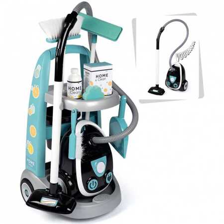 SMOBY Cleaning trolley with vacuum cleaner 330316