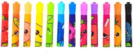 Scented markers, set of 12 pieces FS60353