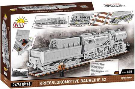 Steam locomotive Kriegslokomotive Baureihe 52 6281