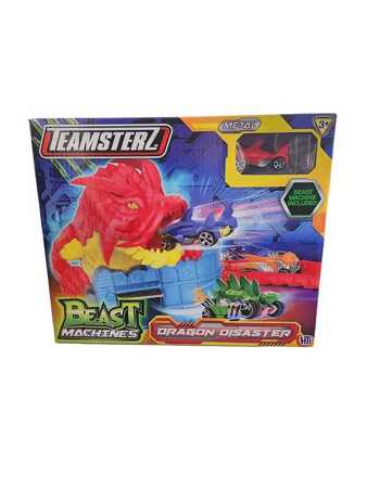 TEAMSTERZ set: Dragon's defeat + car for children 1417558