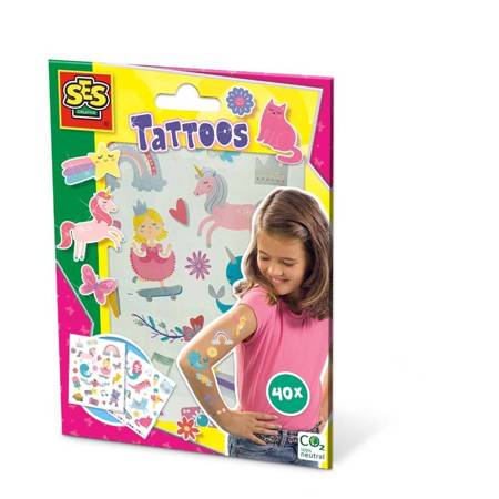 Tattoos for girls - set of 40 pieces 14673