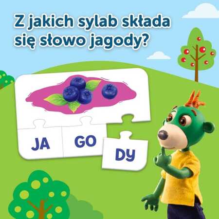 Trefl PL Educational Game Syllables Treflik Family 02258