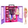 Barbie wardrobe with doll and accessories HJL66