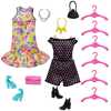 Barbie wardrobe with doll and accessories HJL66