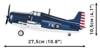 Model of the F4F Wildcat 5731 fighter aircraft