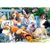 Puzzle 1000 pieces Dogs in the garden 10556