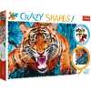 Puzzle 600 Crazy Shapes - Eye to eye with a tiger 11110 - Puzzle for adults and children