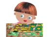 Puzzle with stickers farm 123