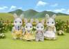 Sylvanian Families Gray Bunnies Family 04030