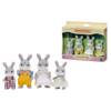 Sylvanian Families Gray Bunnies Family 04030