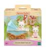 Sylvanian Families Rabbit Twins with Stroller 05432