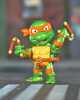 Teenage Mutant Ninja Turtles figurine Michelangelo 10cm 328-3002