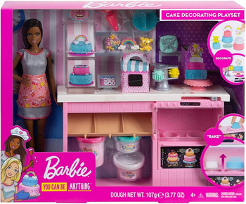 Coffret Barbie Atelier de Pâtisserie + poupée GFP59