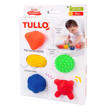 TULLO Balles sensorielles pour enfants 5 pcs 420 74200