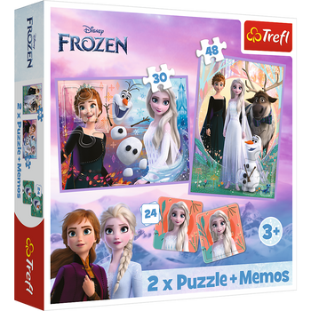 Trefl Puzzle 2en1 + Mémos Princesses dans Son Pays 93335