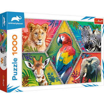 Trefl Puzzle 1000 pièces - Animaux exotiques 10671