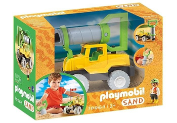 PLAYMOBIL Voiture avec perceuse à sable pour enfants 70064