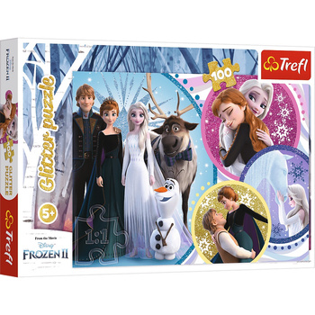 Puzzle Frozen 2 Glitter dans la lueur de l'amour 100