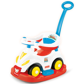 DOLU Fisher Price Véhicule joyeux 4 en 1 pour enfants 1812 18120