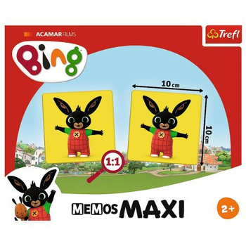 Trefl jeu éducatif mémos Maxi Bing 02265