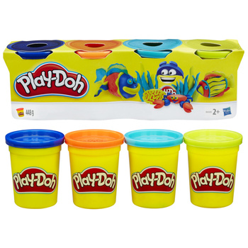 Play-Doh Pâte à modeler, paquet de 4 tubes B5517