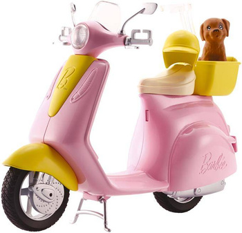 MATTEL Barbie scooter avec chiot FRP56 - Jouet pour enfants