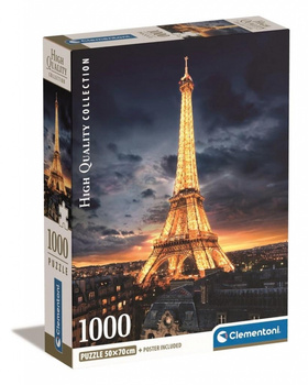 Clementoni puzzle 1000 pièces Compact Tour Eiffel 39703