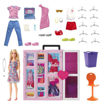 Ensemble armoire Barbie pour enfants HGX57