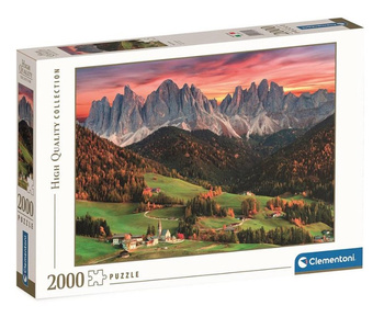 Clementoni Puzzle 2000 HQ Val di Funes 32570 - Puzzle de haute qualité