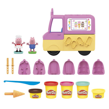 Play-Doh pâte à modeler Peppa Pig voiture avec set de glaces F3597