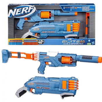 HASBRO NERF Elite 2.0 Double Defense Pack F5033 - Jeu de fléchettes