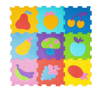 ANEK Tapis en mousse Fruits SmilyPlay SP84355 43557 - tapis éducatif coloré