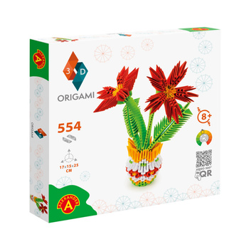 ALEXANDER Ensemble créatif de fleurs d'origami 3D 25538