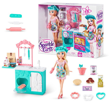 Poupée ZURU Sparkle Girlz + set de pâtisserie 100183 50526