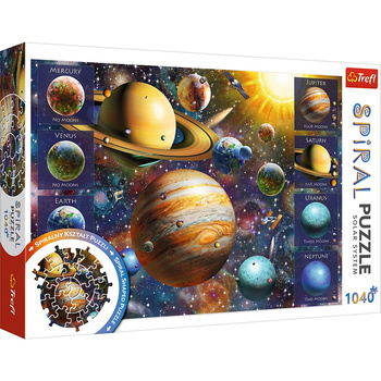 Puzzle 1040 Système solaire en spirale 40013