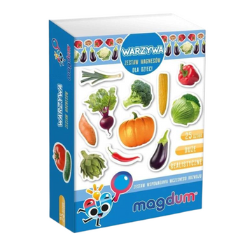 MAKSIK Jeu d'aimants Légumes éducatifs MV6032-12 54420