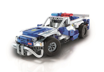 Laboratoire de mécanique Voiture de police RC - Jeu de construction 50124